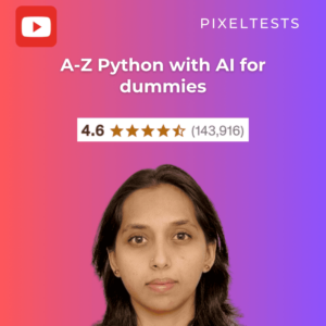 A-Z Python AI Masterclass Certification Mamatha Ticket