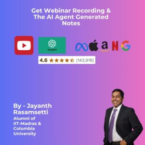 Get Webinar Recording & The AI Agent Generated Notes